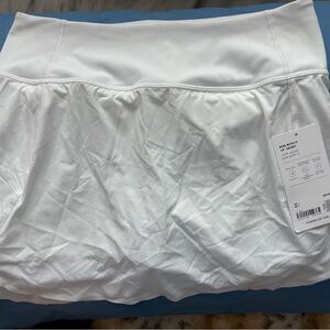 Athleta Run With It Skort White